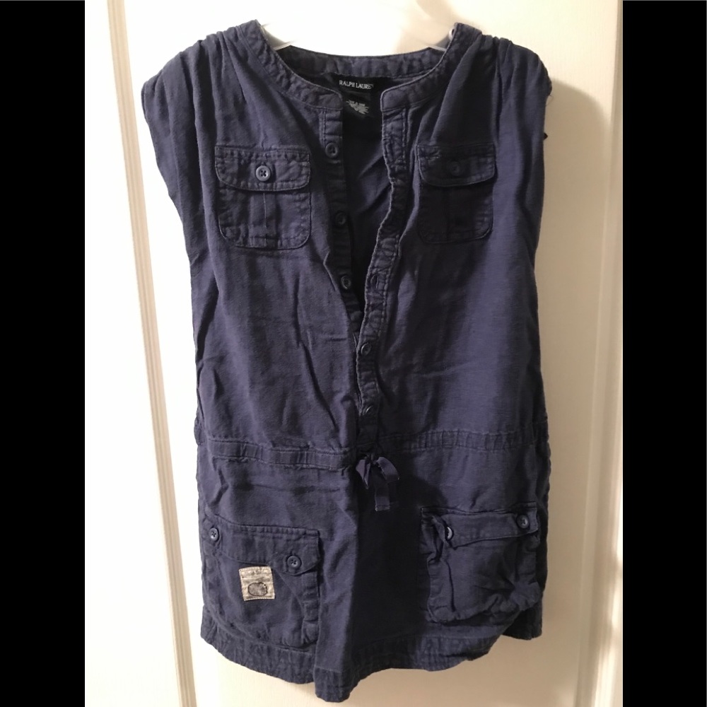 Girl Ralph Lauren blue top size 6